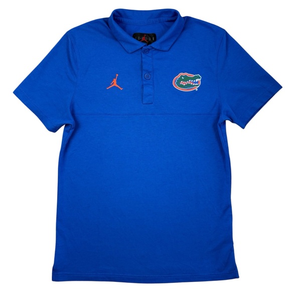 Jordan Brand University of Florida Gators Jumpman Blue Men’s Polo Shirt size S - Picture 1 of 11